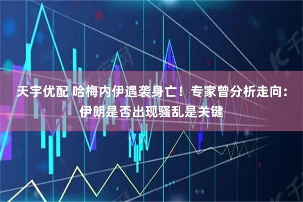 天宇优配 哈梅内伊遇袭身亡！专家曾分析走向：伊朗是否出现骚乱是关键
