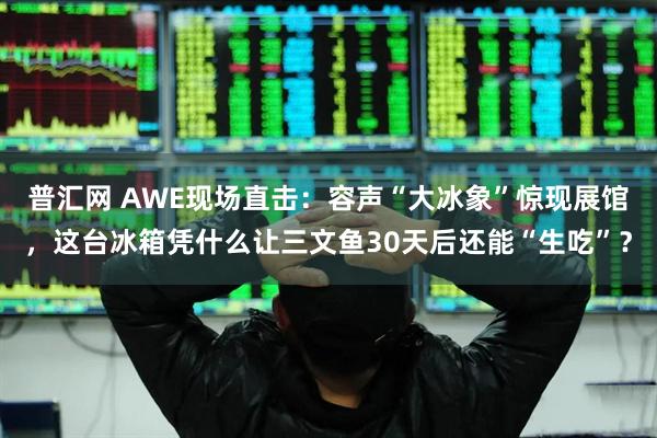 普汇网 AWE现场直击：容声“大冰象”惊现展馆，这台冰箱凭什么让三文鱼30天后还能“生吃”？