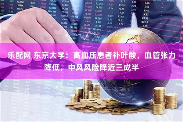 乐配网 东京大学：高血压患者补叶酸，血管张力降低，中风风险降近三成半